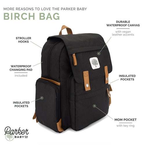 Neutral Diaper Backpack with Changing Pad | Parker Baby Co.
