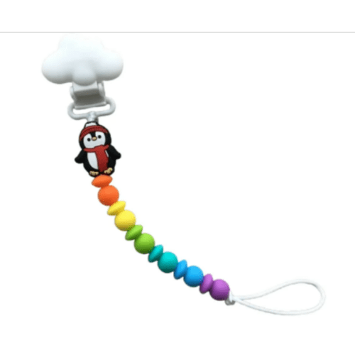 Pacifier Clip - Penguin – TeetherJoy - Teething in Joy