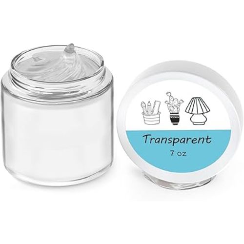 7 oz Clear Exhibit Gel for Museum Exhibits, Removable Reusable Museum Adhesive Wax, Colorless and Odorless Museum Adhesive Putty for Antiques, Glass, Ceramic, Wood, Plastic and Other Smooth Surface