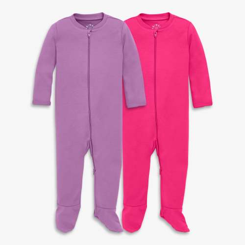 Baby organic zip footie 2-pack | Primary.com