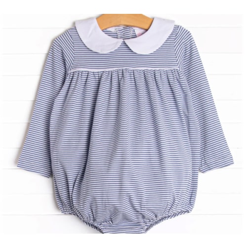 Bailey Bubble, Blue – Stitchy Fish, 6m