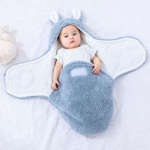 COM1950s Swaddle Blankets for Baby Boy Baby Swaddle Blanket Fleece Nursery Pack Bag Soft and Warm Bunny Soft Receiving Blankets Size 0-6 Months for Newborn Toddler Baby Girl Swaddle Blankets