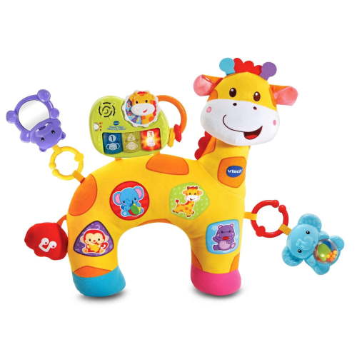 VTech Tummy Time Discovery Pillow – Soft Baby Floor Toy with Mirror & Music – English Version - Walmart.ca
