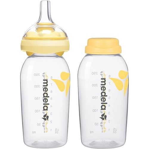Medela Calma Bottle Nipple | Baby Bottle Teat for use with Medela Collection Bottles | Made Without BPA | Air-Vent System | 8oz / 250mL