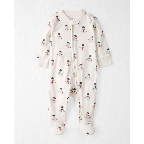 Baby Organic Cotton Sleep & Play Pajamas in Snowman - Little Planet | Carter's