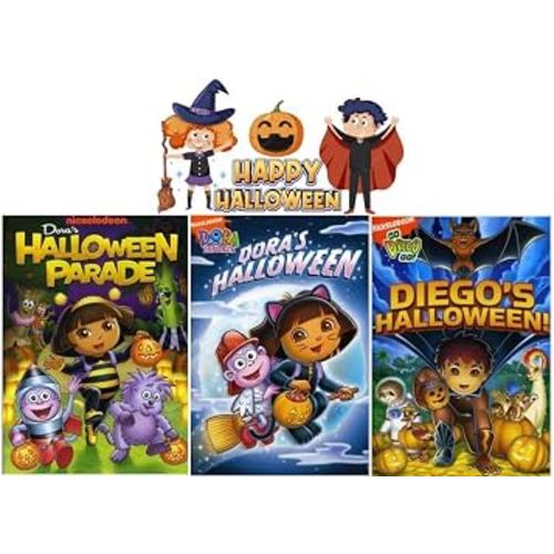 Dora & Diego Tricks & Treats 3-Film Collection: Dora's Halloween / Dora's Halloween Parade / Diego's Halloween [DVD] Dora the Explorer & Go Diego Go - Region 1