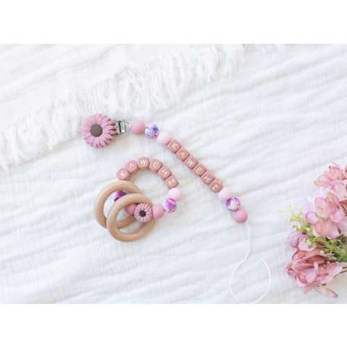Pacifier Clip Personalized Gift For Baby Girl Newborn Essentials, Newborn Gifts for Baby, Baby Shower Gift for Baby Girl