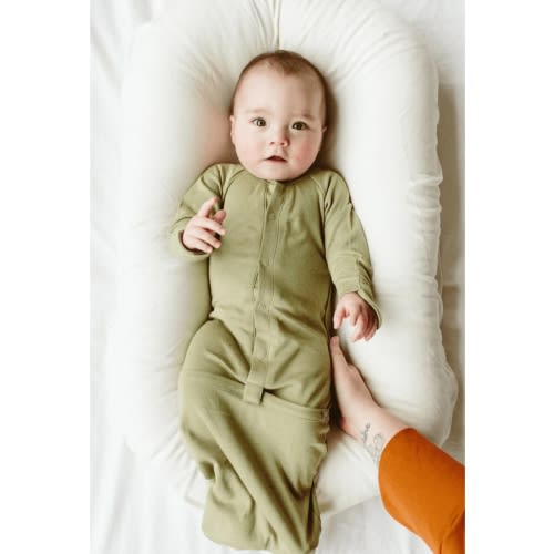 Goumikids Organic Baby Sleeper Gown - Abstract Floral – goumikids