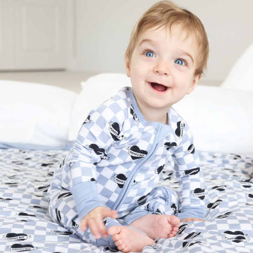 Mama's Boy Convertible Zip Romper | Caden Lane