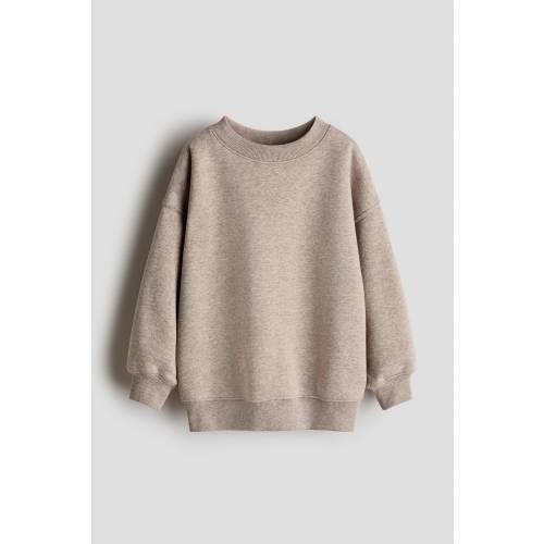 OVERSIZED BRUSHED-INSIDE SWEATSHIRT