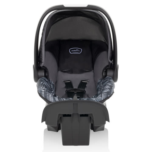 Evenflo NurtureMax Lightweight Newborn Car Seat for Babies, Brooklyn Gray