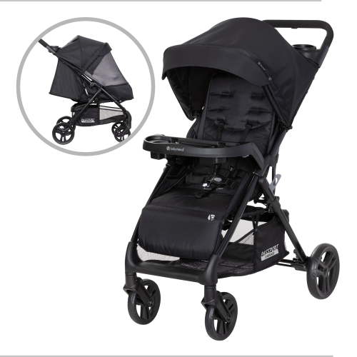 Baby Trend, Baby Trend Passport Carriage Stroller, RRK150, Ultra Black