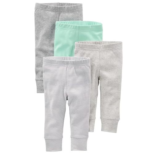 Simple Joys by Carter's Unisex Baby 4-Pack Neutral Pant
