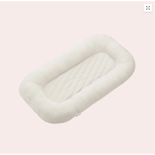 Ultra-Soft Striped Infant Lounger Bed
