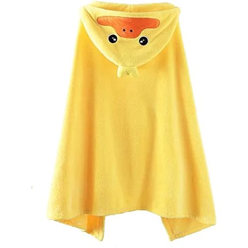 YEBON Kids Hooded Towel Soft Absorbent Bath Towel with Cute Frog Design for Babie, Toddler, Infant Perfect Shower Gifts for Boys and Girls 28" x 55"