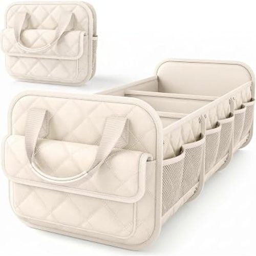 HOTOR Car Trunk Organizer for Women & Men Foldable SUV Storage Accessories