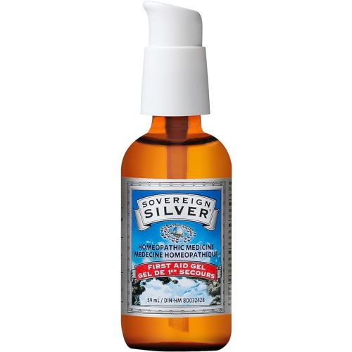 Sovereign Silver First Aid Gel – Homeopathic Medicine, 2oz (59mL) - Be Prepared for Life's Little Mishaps - 2 Fl Oz (Pack of 1)