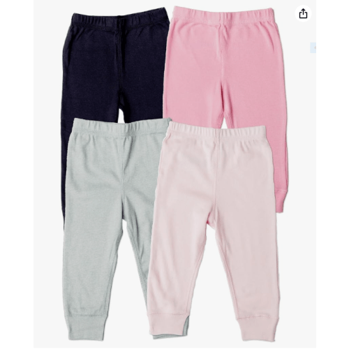 Gerber Baby Girls' Multi-Pack Active Pants Set