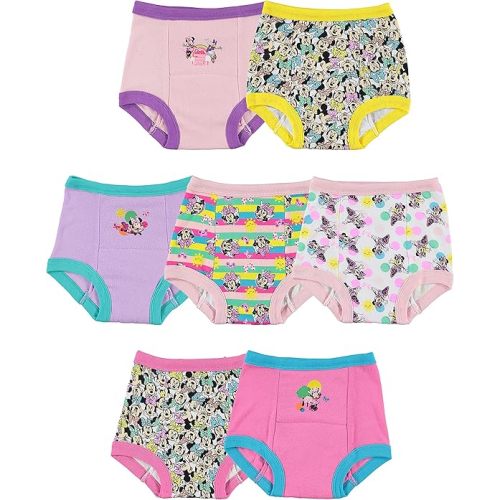 Disney Girls Minnie Mouse Potty Training Pants and Starter Kit with Stickers & Tracking Chart in Sizes 18m, 2t, 3t, 4t
