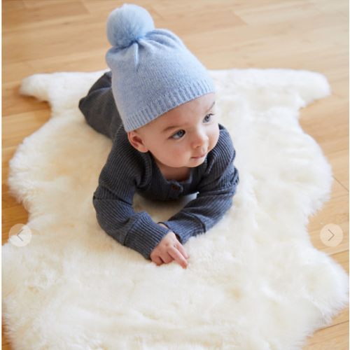 Shorn Sheepskin Baby Rug