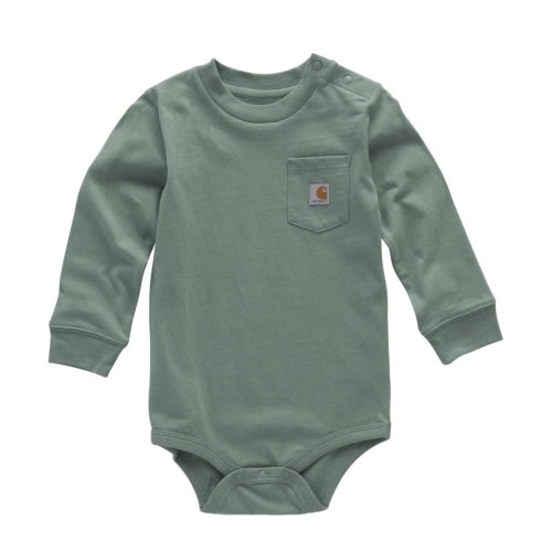Carhartt Kid's CA5002 Long-Sleeve Pocket Bodysuit