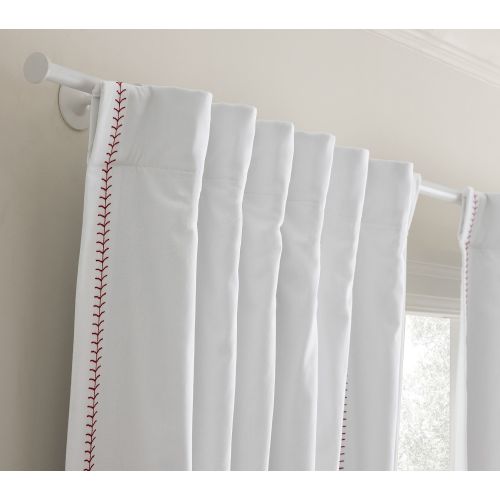 Baseball Stitch Blackout Curtain