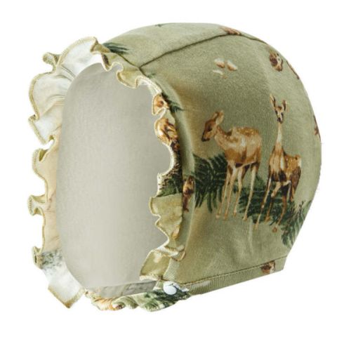 Forest Party Organic Cotton Bonnet - Milkbarn Kids Hats & Mittens | Maisonette