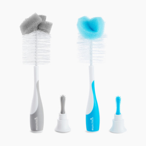 Munchkin Sponge Bottle and Nipple Brush (2 Pack) | Babylist Shop