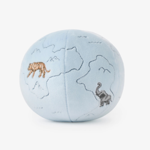 World Explorer Globe Plush Rattle