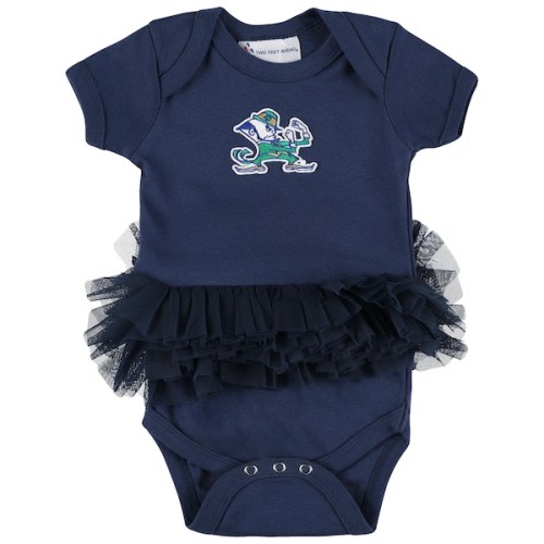 Notre Dame Fighting Irish Two Feet Ahead Infant & Newborn  Tutu Bodysuit - Navy