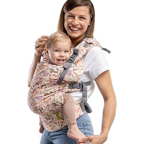 Boba X Baby Carrier - Newborn to Toddler Adjustable, 2-in-1 Convertible Front and Backpack Carrier 7 to 45 lbs, Ergonomic Baby Carrier with Crossable Straps (Arcadia)