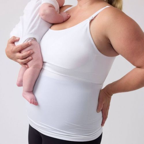 Ingrid & Isabel Everyday Maternity Pumping & Nursing Cami - White M