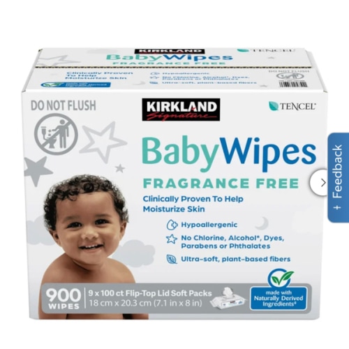 Fragrance Free Baby Wipes