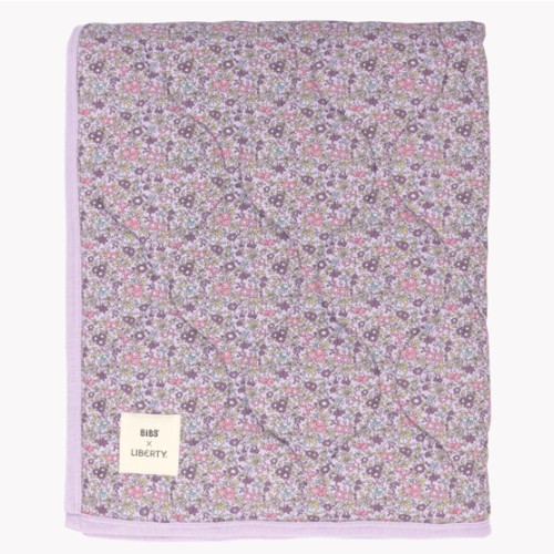BIBS x LIBERTY Quilted Blanket Chamomile Lawn - Violet Sky