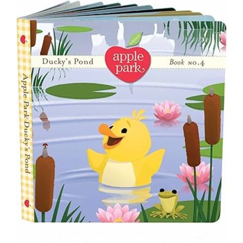 Apple Park Organic Board Book #4 Ducky's Pond