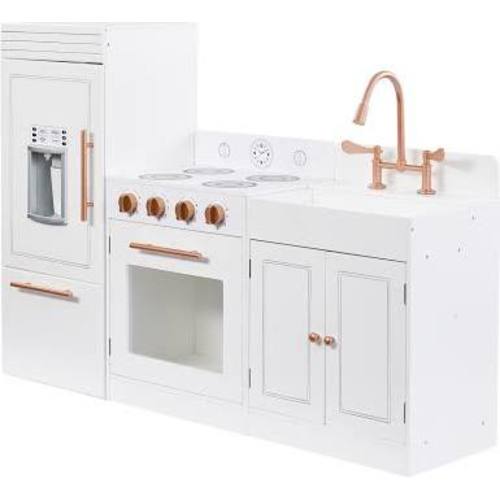 Teamson Kids Little Chef Paris Modern Play Kitchen - White / Rose Gold | Google Shopping