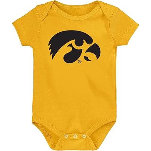 Iowa Hawkeyes LOGO Baby Onesie - Gold