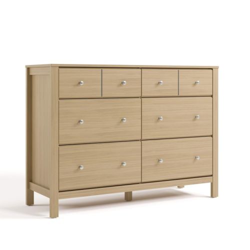 Storkcraft Horizon 6 Drawer Dresser Driftwood