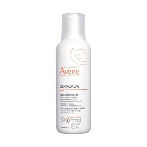 Avène XeraCalm A.D Lipid-Replenishing Cream, Atopic Dermatitis, Eczema-Prone Skin, For Dry & Itchy, Restore Skin barrier, For Infants, Children & Adults, No Preservative, Fragrance-Free