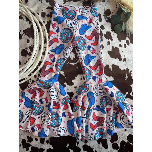 Bell Bottoms / Western Girls Flares / Cowgirl / Rodeo