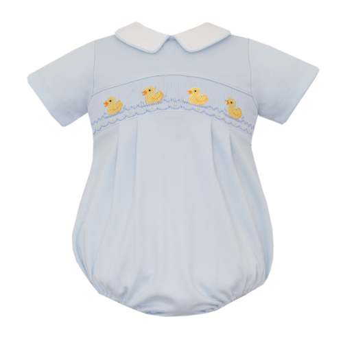 Duckies Knit Bubble- Lt. Blue