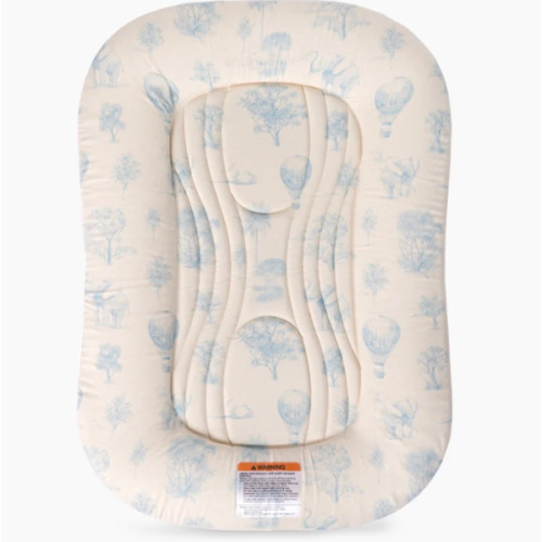 Infant Lounger Wave | Blue Toile