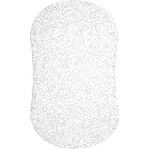 HALO BassiNest Fitted Sheet – 100% Cotton, Soft and Breathable Bassinet Sheet for Babies, 30” x 16” Pre-Shrunk Sheet, Pebble