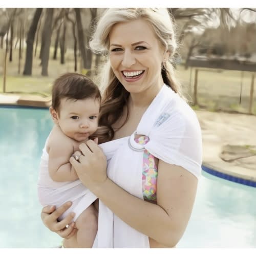 White Wave Water Ring Sling by Beachfront Baby