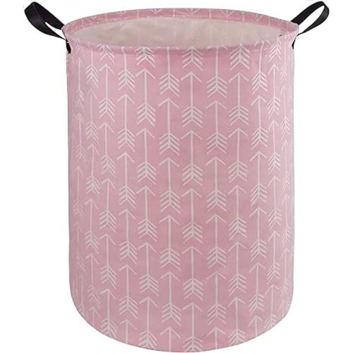 Kids Laundry Hamper Storage Basket Laundry Organizer Hamper Storage Bins Clothes Box Nursery Hamper Gift Basket with Handles (Arrow)