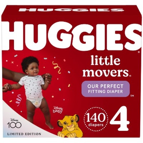 Huggies Little Movers Baby Disposable Diapers - (select Size And Count)