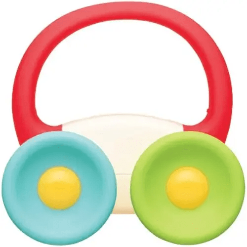 BaBeloved My First Car Baby Teething Toys Multiple Sensory Montessori Teether Toys Soft Food-Grade Teethers for Babies 0-12 Months, BPA Free