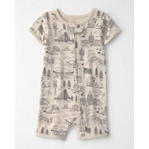Baby Organic Cotton 1-Piece Pajama in Stars Stripes and Sights - Little Planet | Carter's