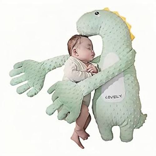 Companion Plush Toy - Animal Shaped Comforting Pillow, Soft Sensory Stuffed Animal for Soothing & Cuddling (Giraffe)