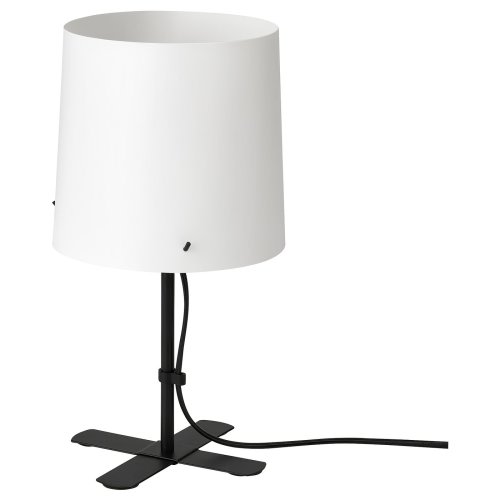 BARLAST Table lamp - black/white 12 "